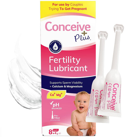Conceive Plus Fertility Lubricant - for Use by All Couples Trying to Get Pregnant, 8 Pre-Filled Applicators.